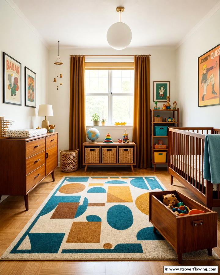 Vintage Inspired Toy Storage - 20 Mid-century Modern Nursery Ideas for Stylish Kids