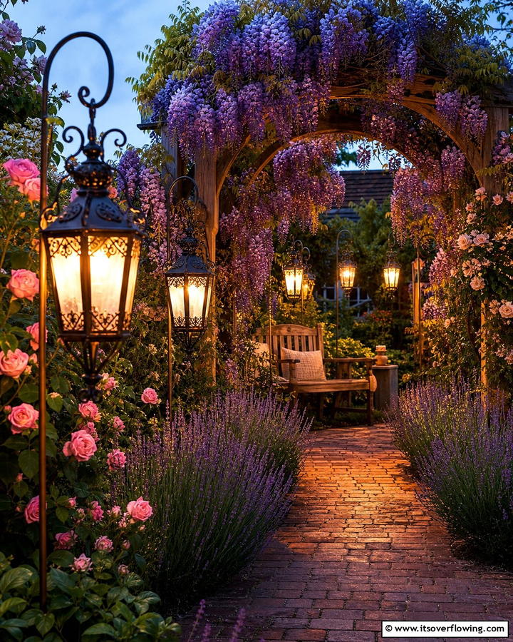 Vintage Lantern Charm - 21 Garden Lighting Ideas for Magical Outdoor Nights