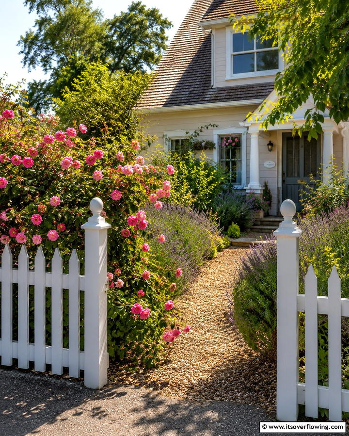 Vintage Lattice and Vine Fence - 30 Backyard Fence Ideas for Style and Functionality