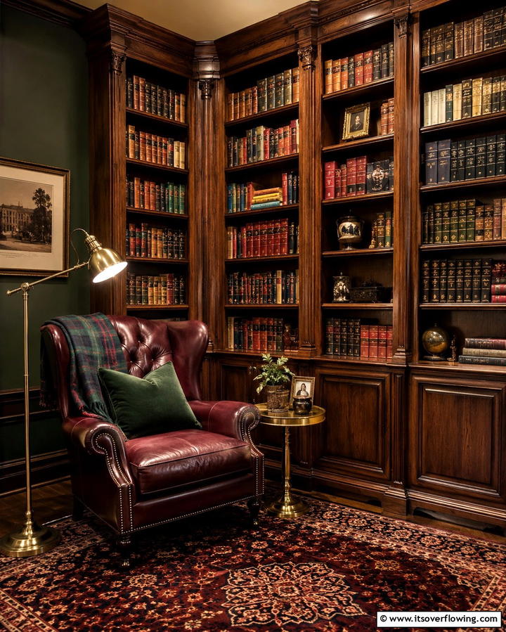 Vintage Library Corner - 30 2000s Room Ideas for Nostalgic Y2K Vibes