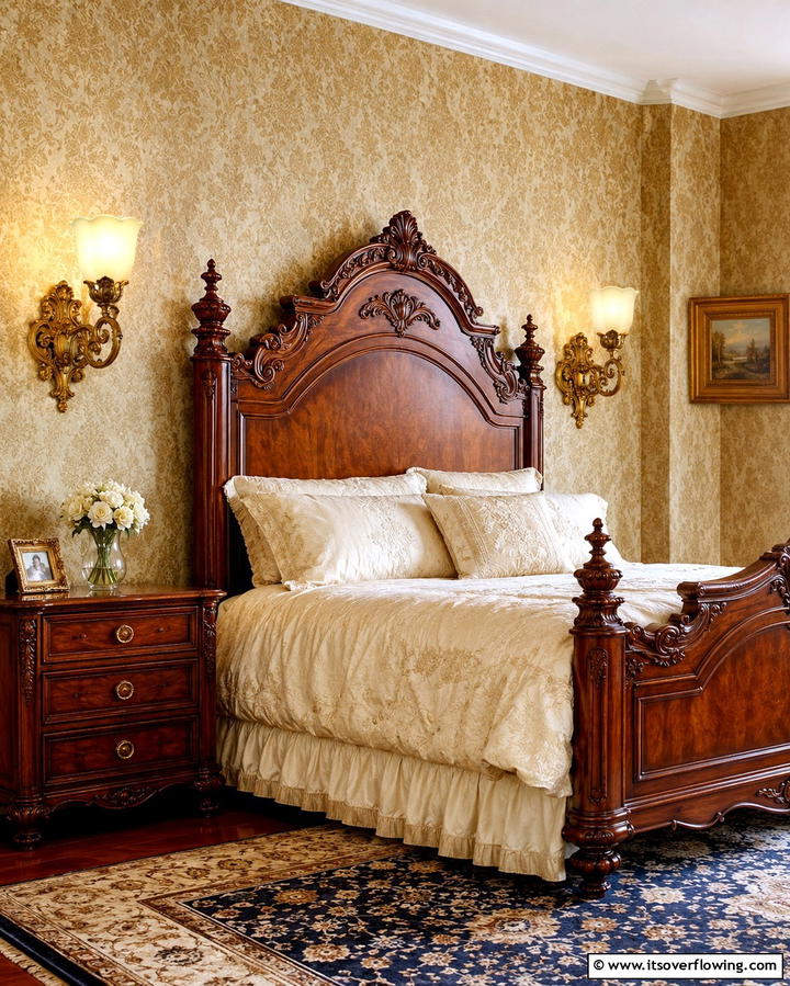 Vintage Lighting Fixtures - 25 Victorian Bedroom Ideas for Timeless Elegance