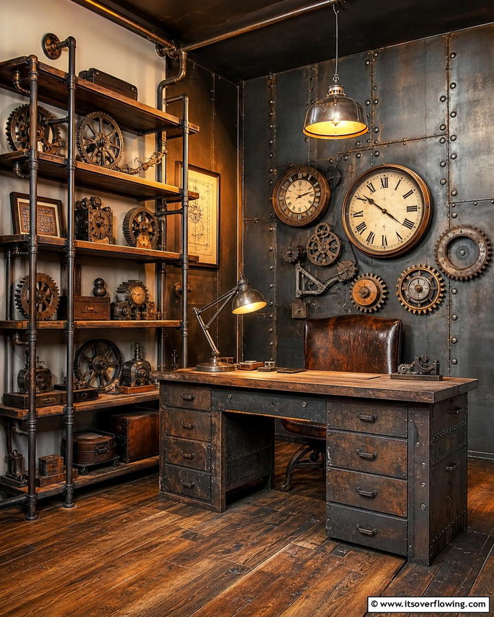 Vintage Machinery Influence - 21 Industrial Interior Design Ideas for Urban Chic Spaces