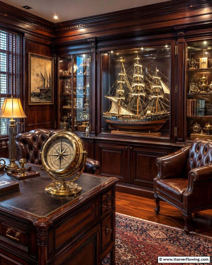 Vintage Maritime Artifacts - 30 Relaxed Coastal Decor Inspirations for Beach-Inspired Homes