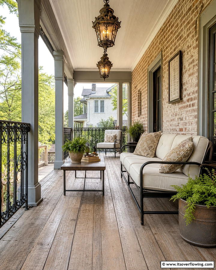 Vintage Modern Fusion - 21 Modern Front Porch Ideas for Welcoming Entryways