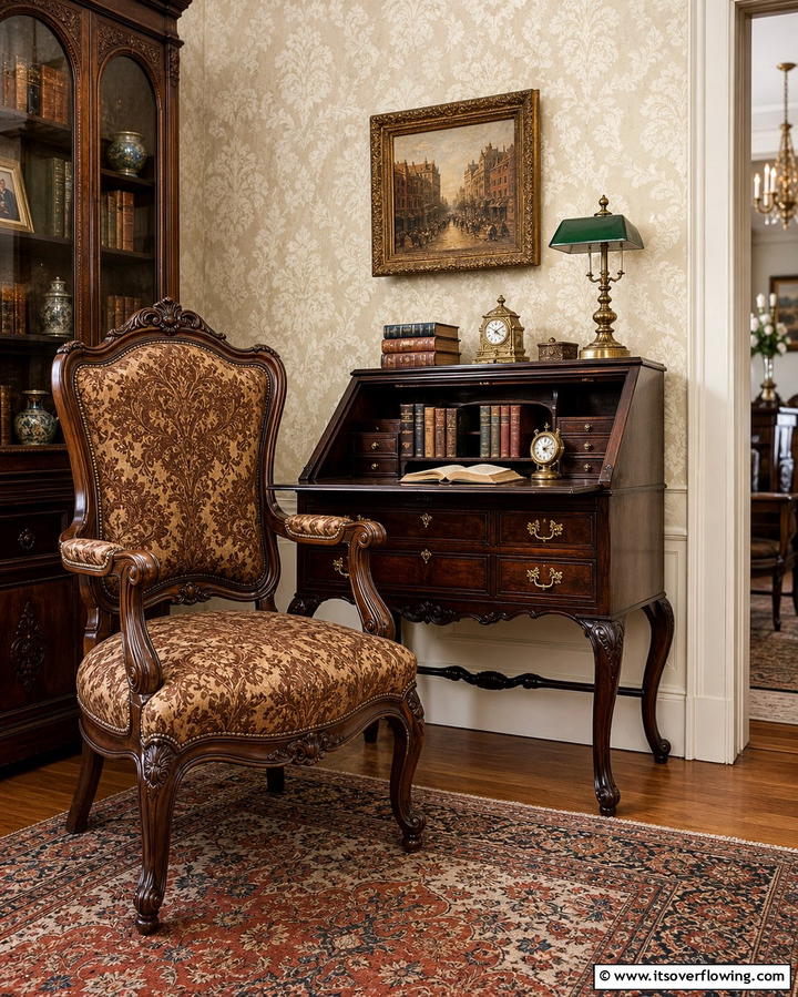 Vintage Nook - 25 Inviting Living Room Nook Ideas for Cozy Spaces