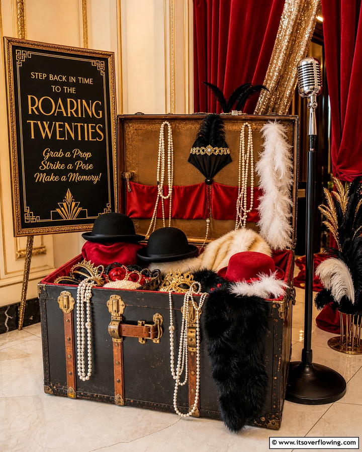 Vintage Photo Booth Props - 25 Vintage Wedding Ideas for a Nostalgic Celebration