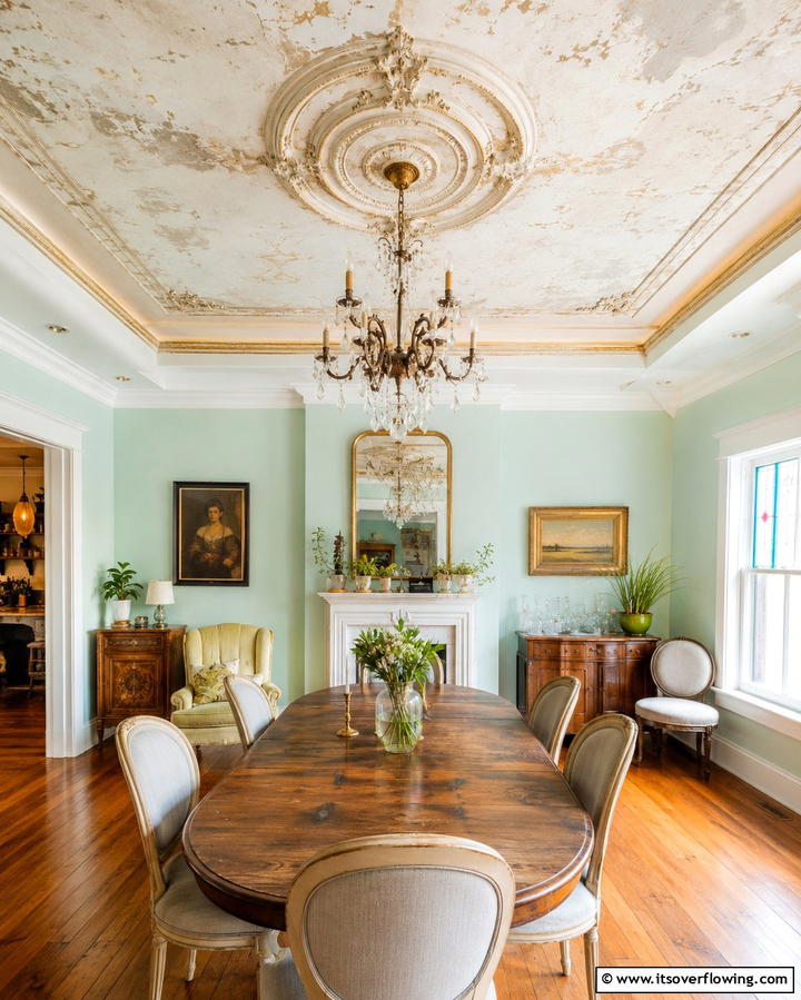 Vintage Pop Ceiling - 30 Pop Ceiling Design Ideas for Modern Home Interiors