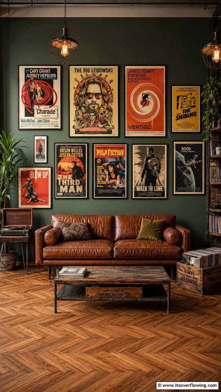 Vintage Posters - 21 Stylish Wall Decor Ideas to Refresh Your Living Space