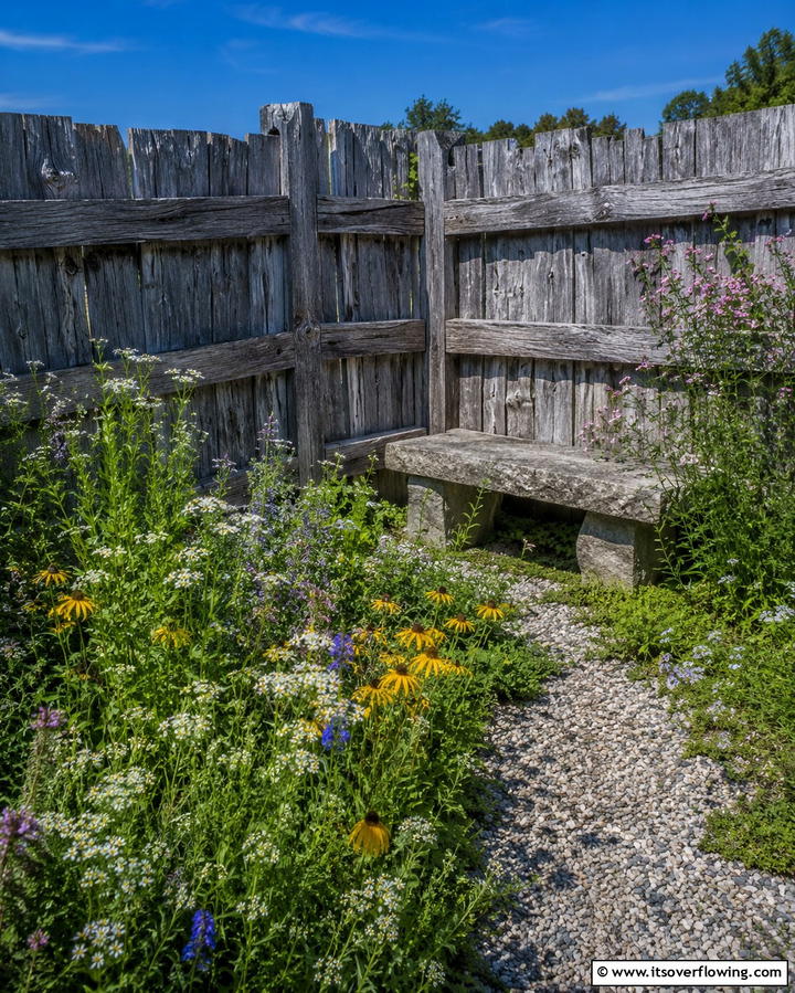 Vintage Reclaimed Wood Fence - 30 Innovative Corner Fence Solutions for Yard Boundaries