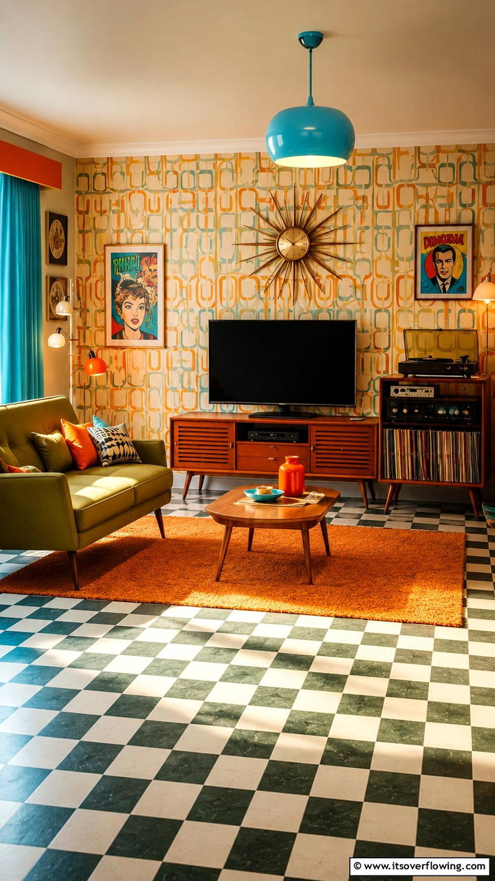 Vintage Retro Tv Room - 21 Cozy TV Room Ideas for Ultimate Entertainment Spaces