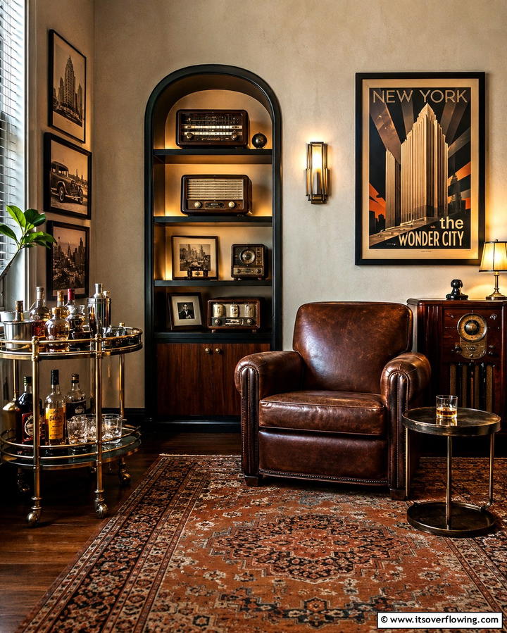 Vintage Revival - 30 Art Deco Living Room Ideas for Luxurious Spaces