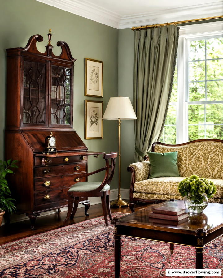 Vintage Revival Arrangement - 30 Awkward Living Room Layout Solutions for Cohesive Design