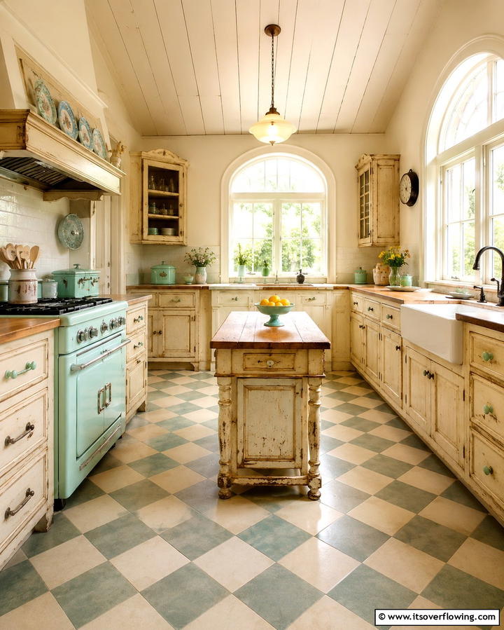 Vintage Revival Look - 30 Kitchens with Light Wood Cabinets- Warm & Airy Designs