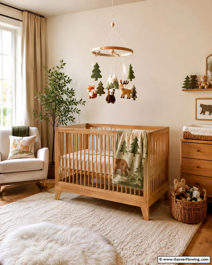Vintage Rocking Chair - 25 Rustic Nursery Ideas for a Cozy Baby Room