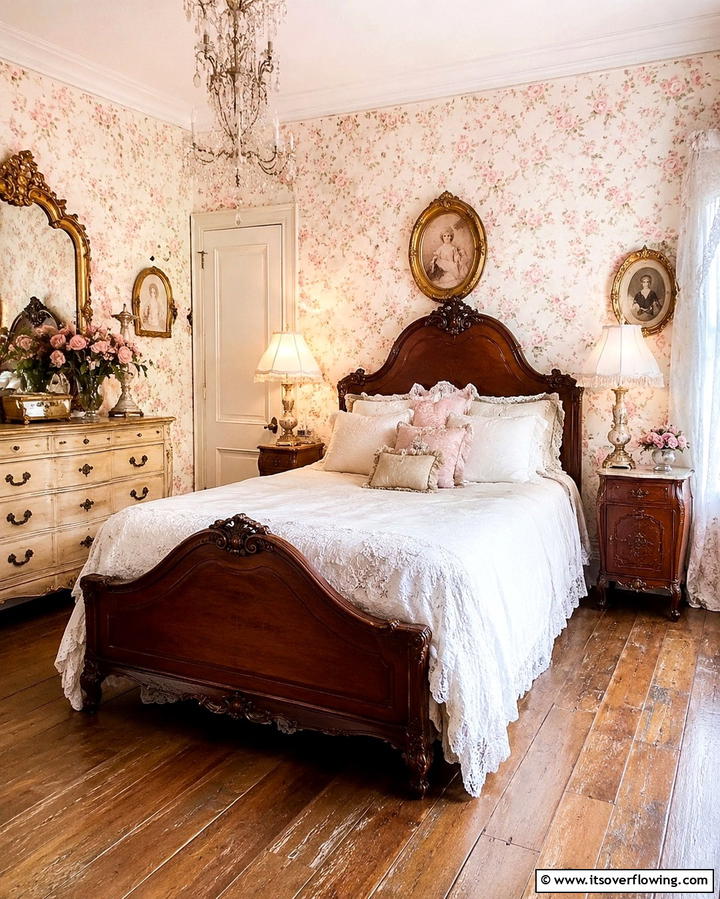 Vintage Romance Decor - 30 Romantic Bedroom Ideas to Create a Cozy Love Nest