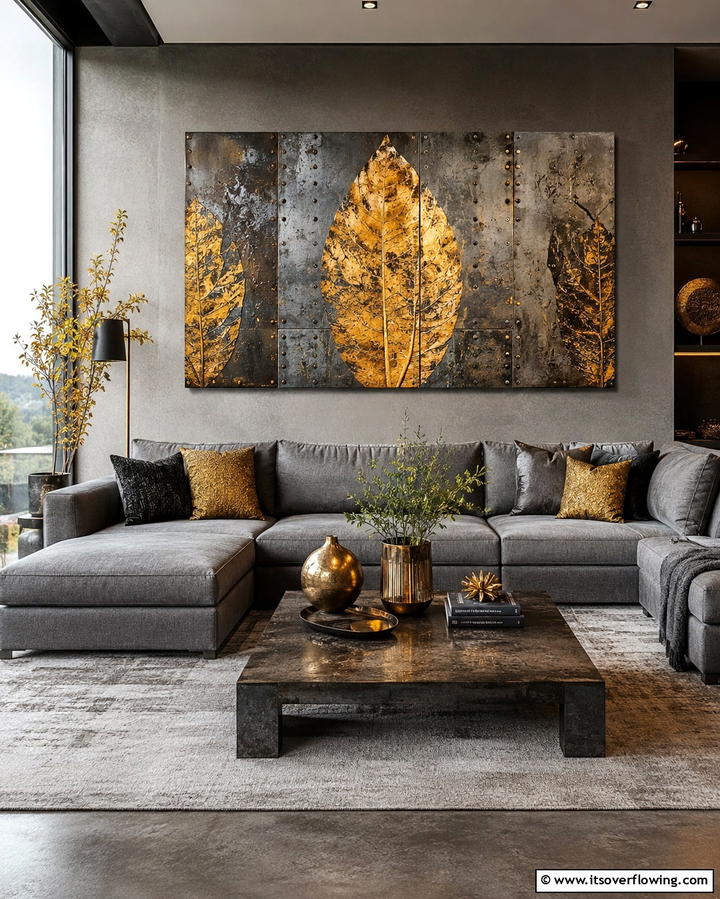 Vintage Rugs - 30 Industrial Living Room Ideas with Urban Charm