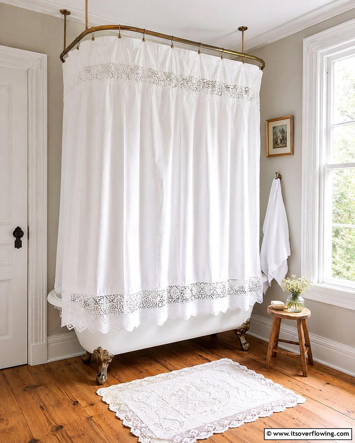 Vintage Shower Curtains - 25 Vintage Bathroom Ideas for Classic Charm