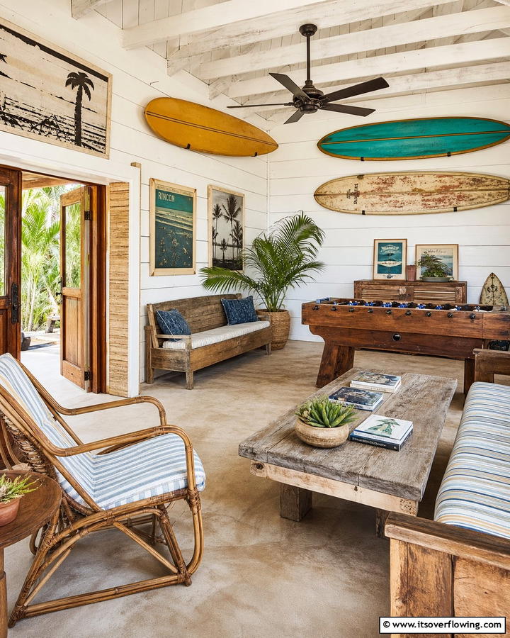 Vintage Surf Style - 21 Beach House Decor Ideas for a Coastal-Inspired Home Retreat