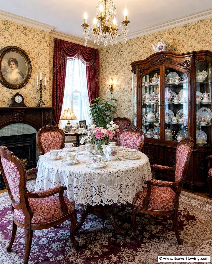 Vintage Tea Room - 25 Morning Room Ideas to Brighten Your Day