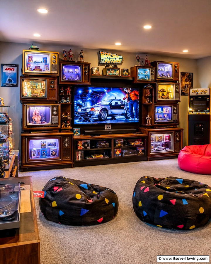 Vintage Television Displays - 30 1990s Interior Design Ideas for Throwback Charm