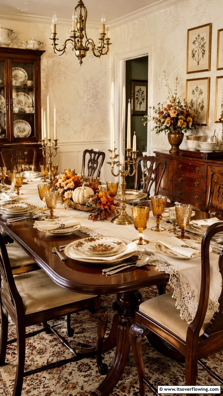 Vintage Thanksgiving Flair - 21 Inspiring Thanksgiving Decor Ideas to Celebrate Gratitude