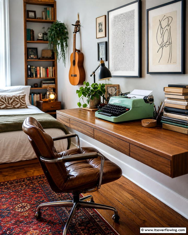 Vintage Typewriter Decor - 25 Taylor Swift Themed Bedroom Decor Ideas for Fans