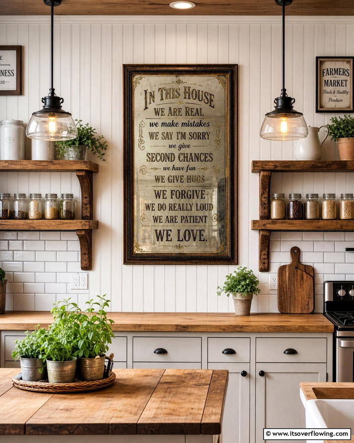 Vintage Typography - 20 Mirror Painting Ideas to Add Art to Your Walls