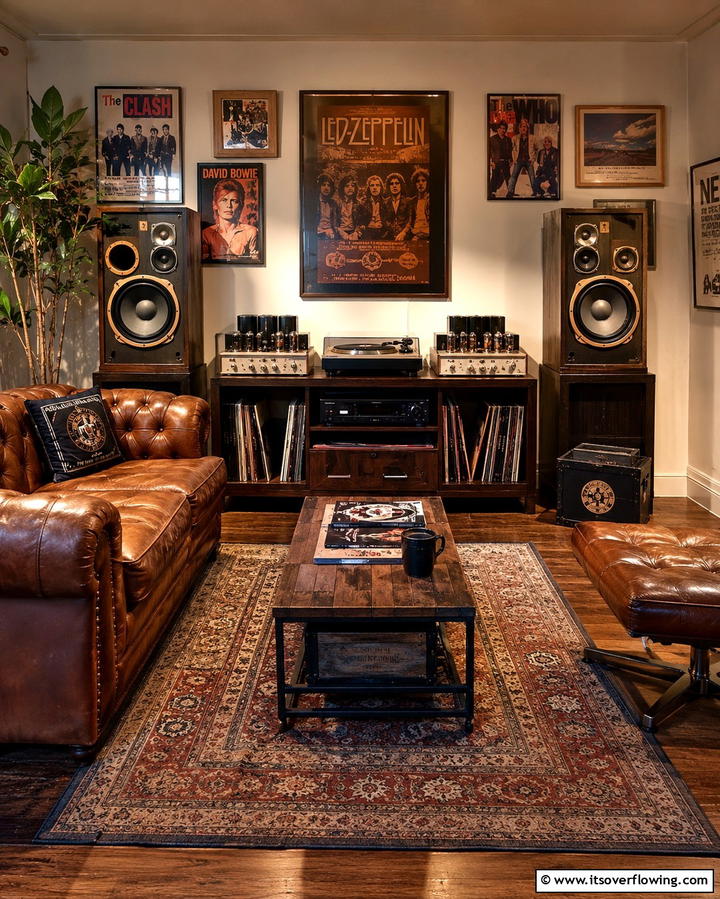 Vintage Vibes Setup - 25 Guitar Room Ideas for Music Lovers