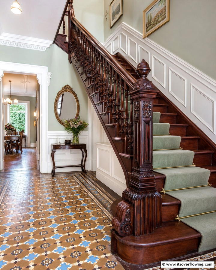 Vintage Vibes Timeless Staircase Revival - 21 Creative Staircase Design Ideas for Modern Homes