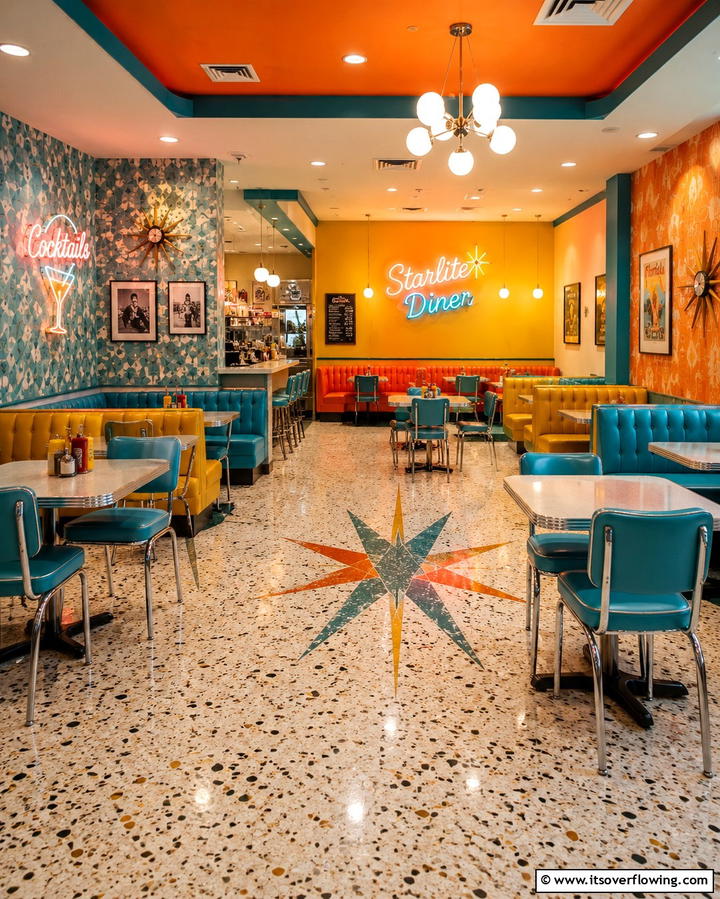 Vintage Vibes with Retro Decor - 25 Restaurant Interior Design Ideas for a Unique Ambiance