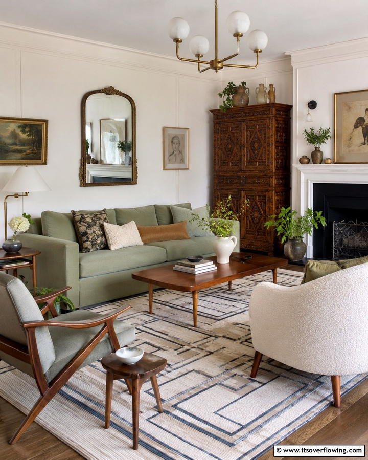 Vintage and Modern Furniture Mix - 25 Eclectic Interior Design Ideas for Unique Homes