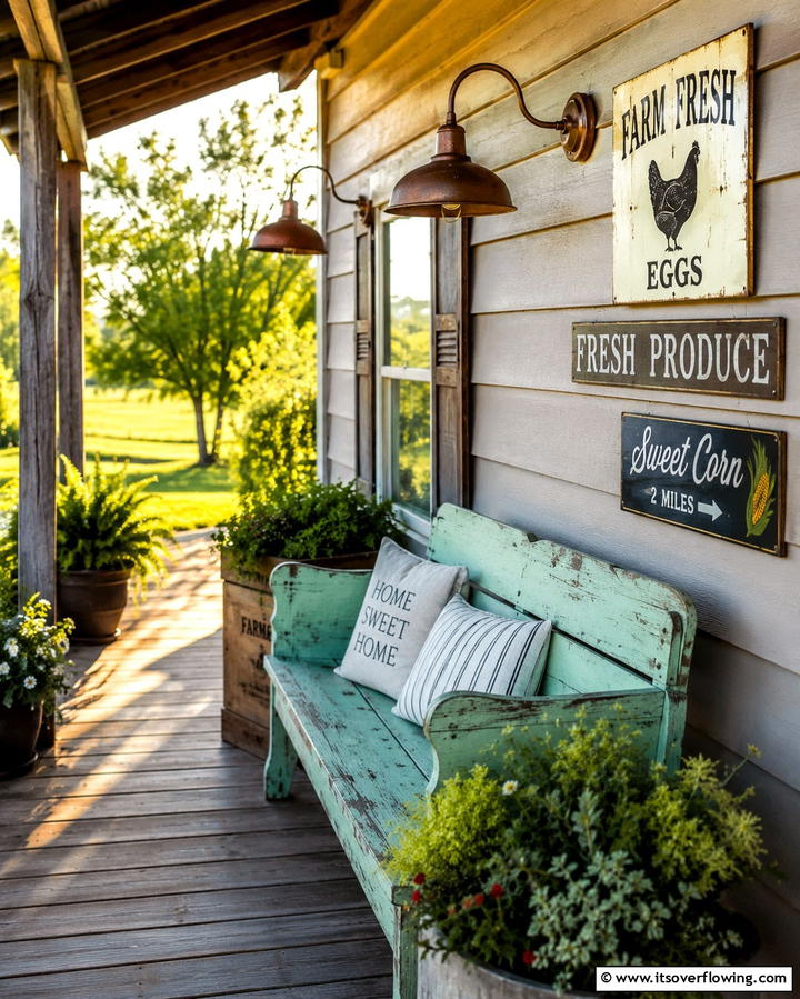 Vintage inspired Details - 30 Barndominium Front Porch Ideas for Rustic Charm