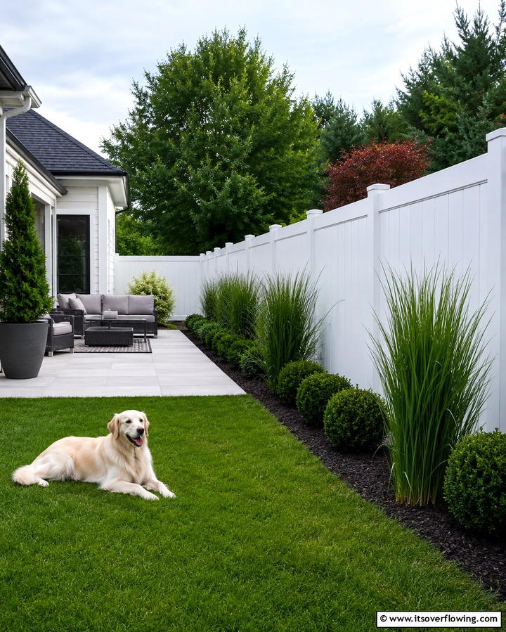 Vinyl Fence - 25 Dog Fence Ideas for a Safe and Stylish Yard