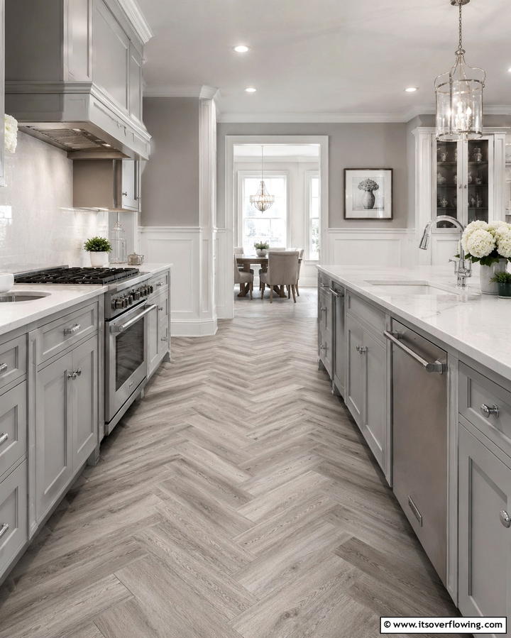 Vinyl Plank Flooring - 25 Kitchen Floor Ideas to Transform Your Cooking Space