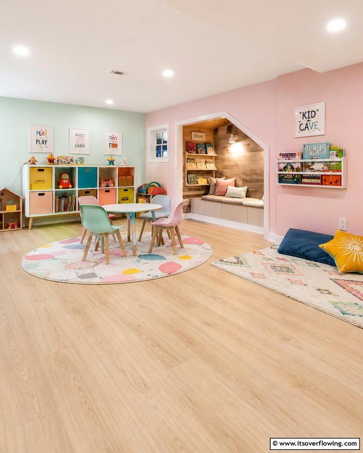 Vinyl Plank Flooring - 25 Basement Floor Ideas for a Functional Space