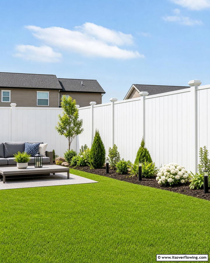 Vinyl Privacy Fence Panels - 30 Cheap Privacy Fence Ideas- Affordable Outdoor Seclusion