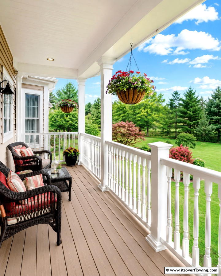 Vinyl Railings - 25 Balcony Railing Design Ideas for Safety and Style