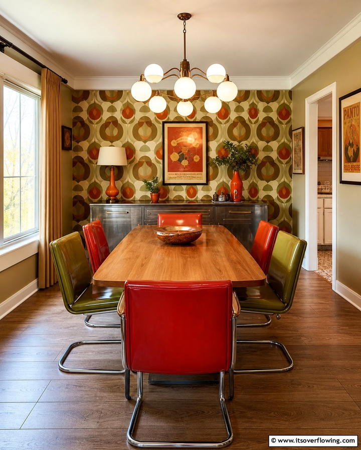 Vinyl Seating for Durability - 25 70s Dining Room Design Ideas for Retro Charm
