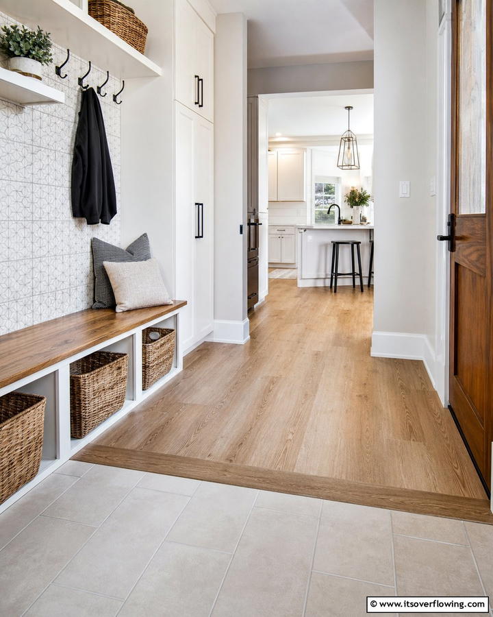 Vinyl Transition Strips - 20 Floor Transition Ideas for a Seamless Look