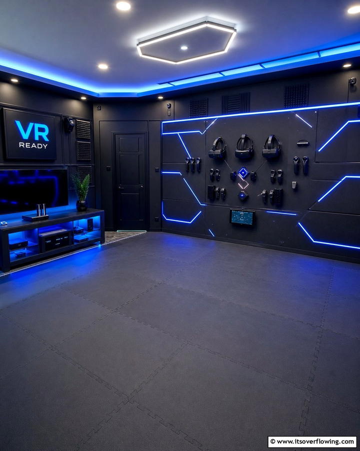 Virtual Reality Gaming Room - 21 Spare Room Conversion Ideas for Multifunctional Use