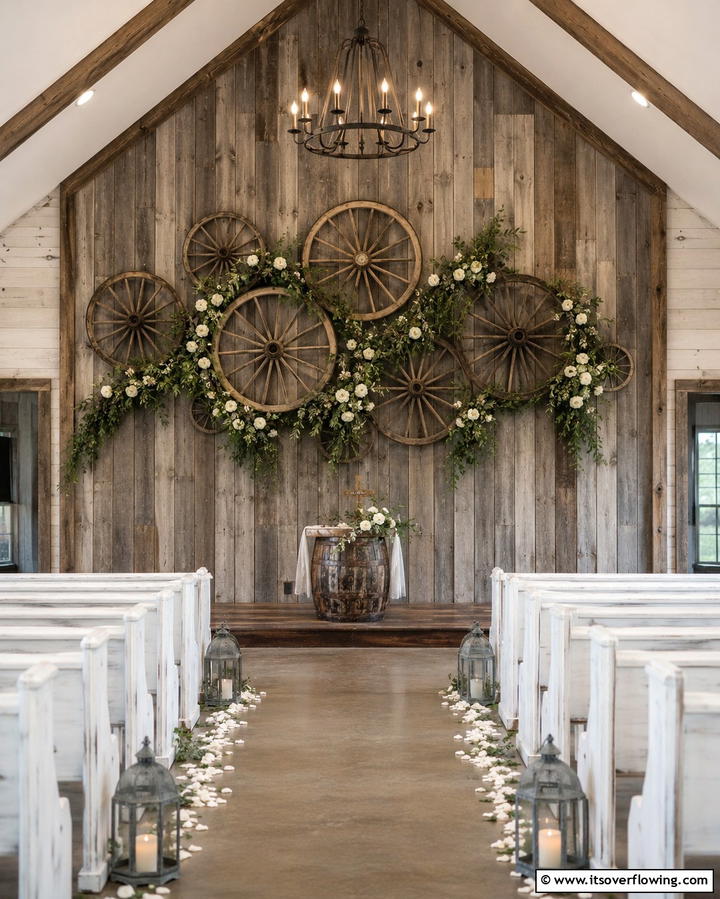 Wagon Wheel Decor - 25 Western Wedding Ideas for a Rustic Celebration