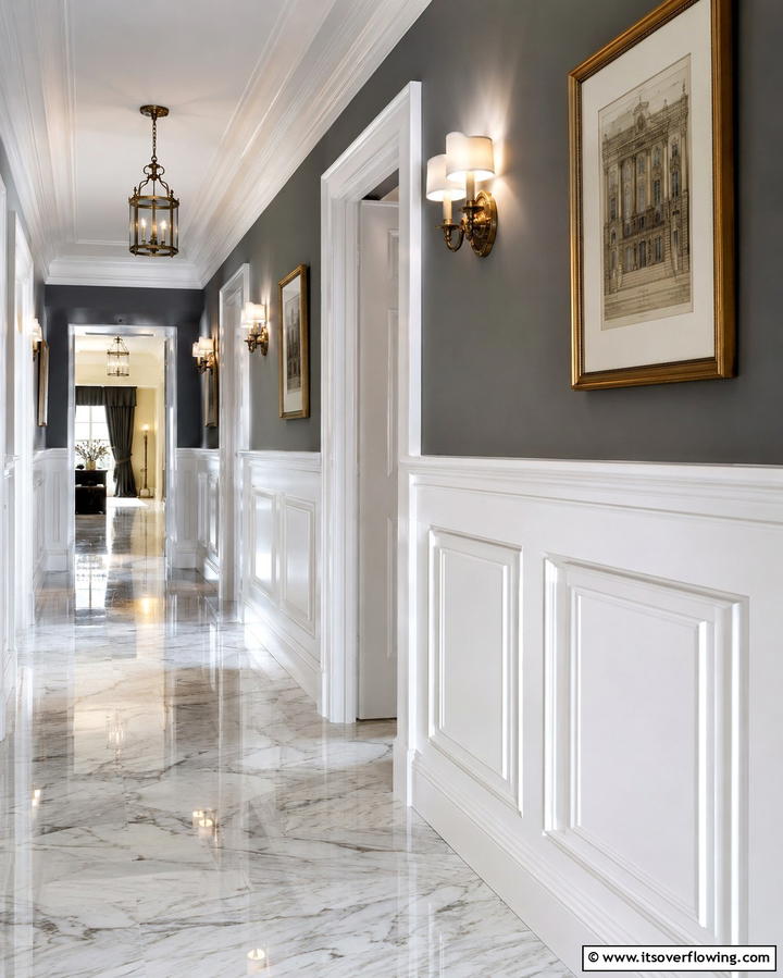 Wainscoting Elegance - 25 Wall Paneling Ideas to Elevate Your Home Decor