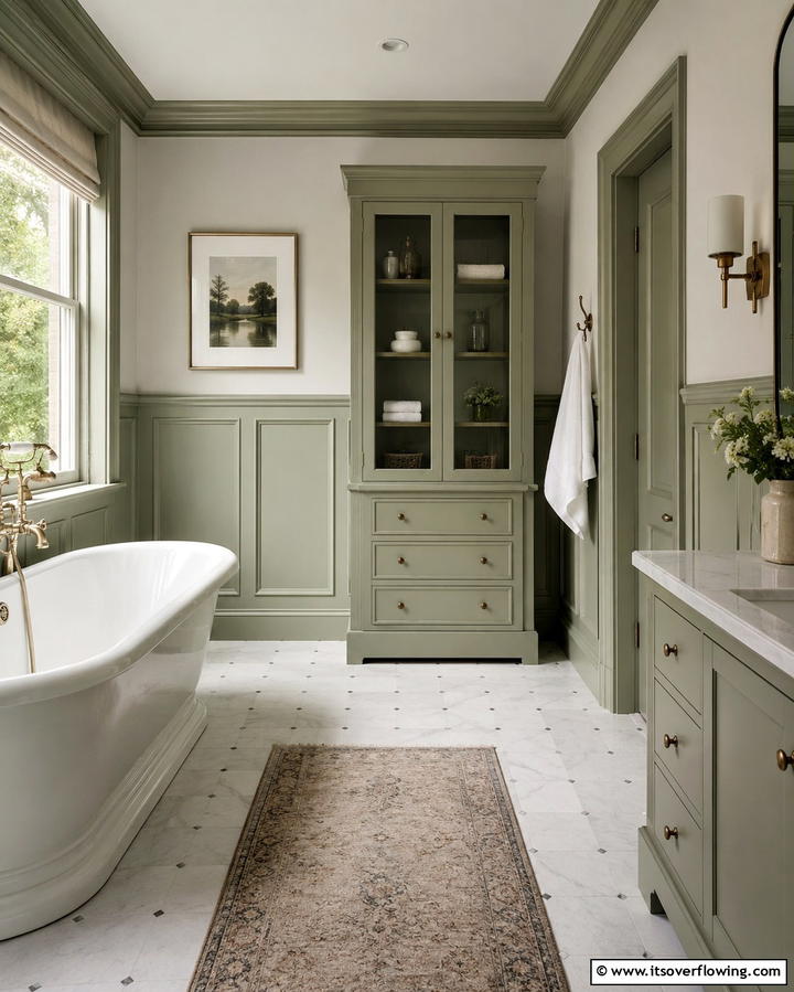 Wainscoting for Elegant Walls - 25 Traditional Bathroom Ideas for Timeless Elegance