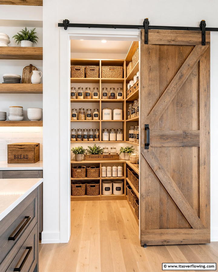 Walk In Pantry - 25 Barndominium Kitchen Ideas for a Rustic and Modern Space