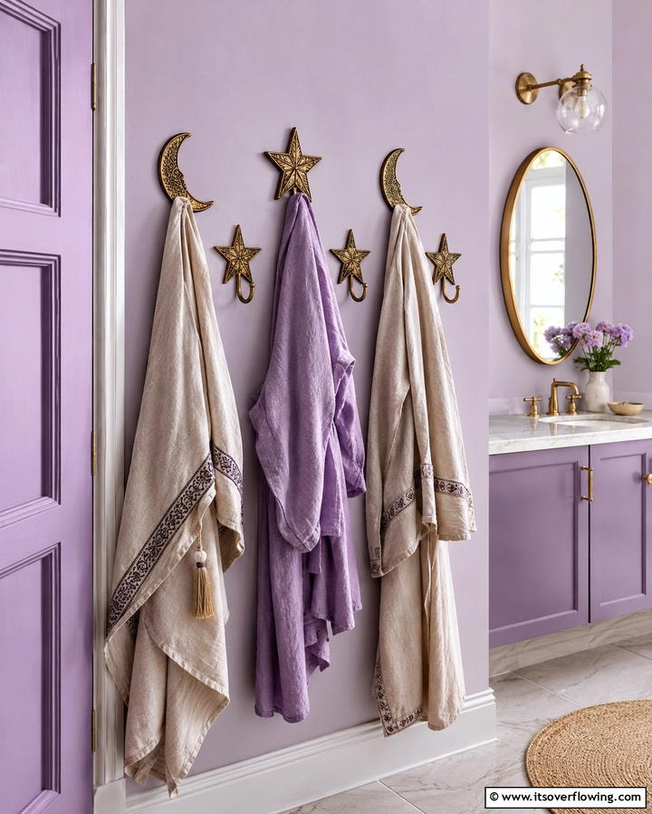 Wall Hooks with Character - 25 Kids Bathroom Ideas for Fun and Functionality