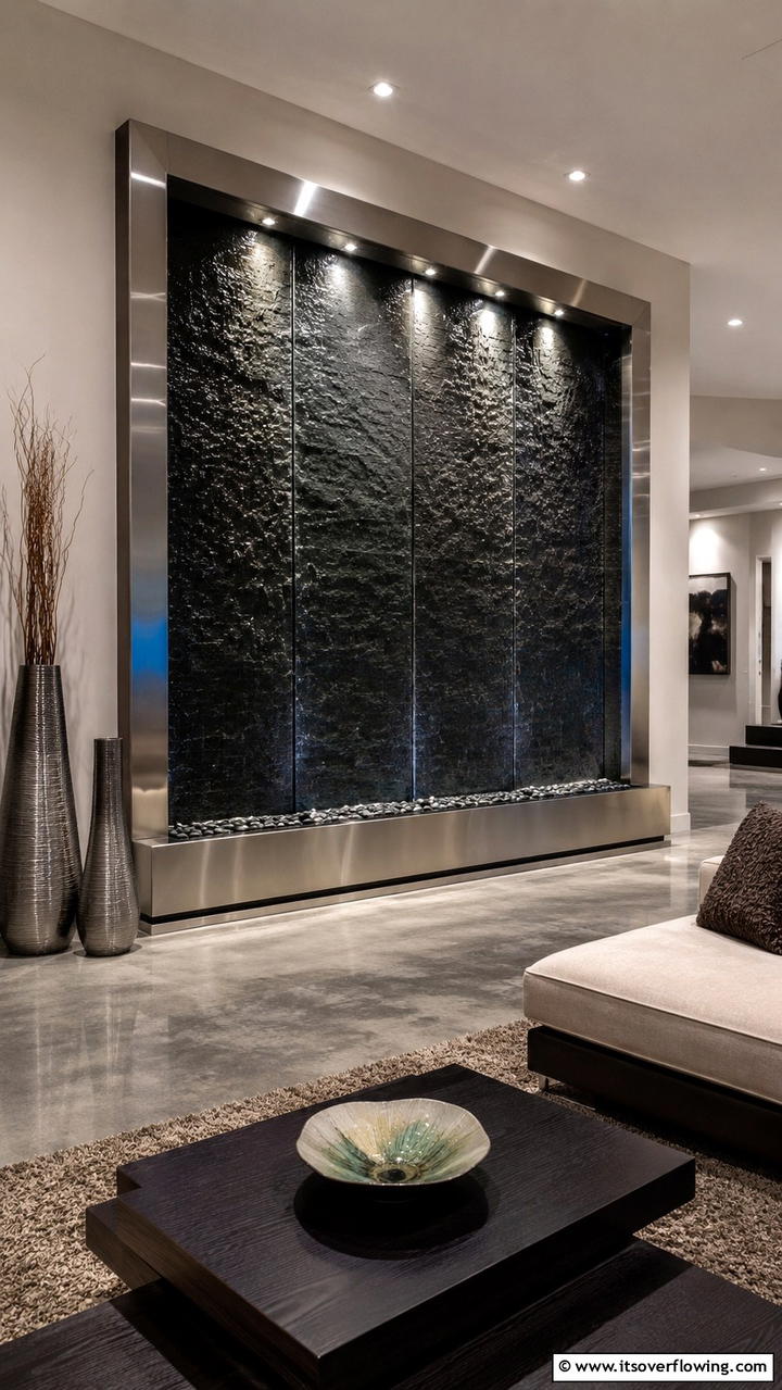 Wall Mounted Aqua Art - 21 Water Feature Ideas for Serene Garden Landscaping