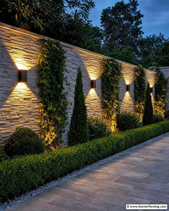Wall Mounted Brilliance - 21 Garden Lighting Ideas for Magical Outdoor Nights