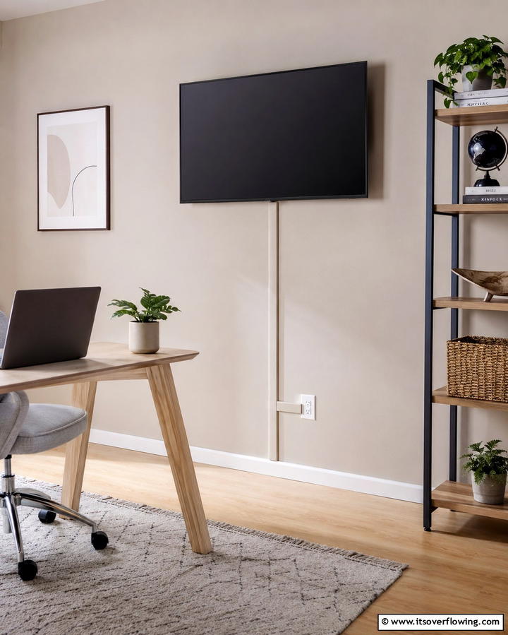 Wall Mounted Cable Raceway - 25 Gamer Girl Room Ideas for a Fun and Stylish Space