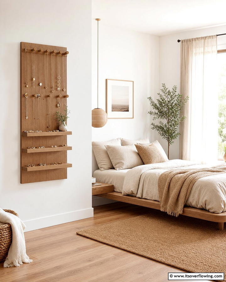 Wall Mounted Display Stand - 30 Innovative Jewelry Storage Ideas for Organized Accessories