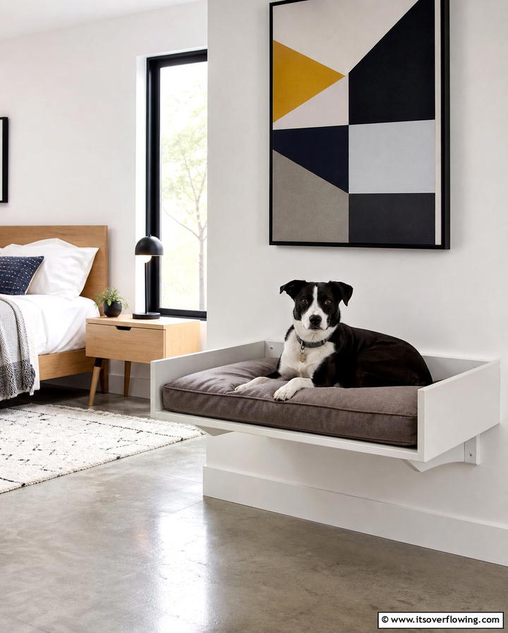 Wall Mounted Dog Bed - 25 Dog Room Ideas for a Pet-Friendly Home